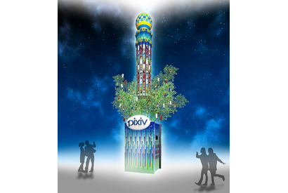 アナタのイラストが巨大な七夕飾りに！　六本木ヒルズ×「pixiv七夕短冊祭」開催 画像