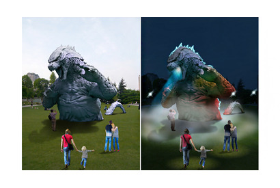 東京ミッドタウンにゴジラが出現！ この夏おすすめのフォトスポットに 画像