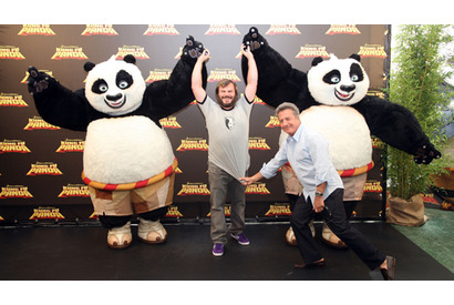『カンフー・パンダ』の師弟コンビがヨーロッパ・プロモーション中 画像