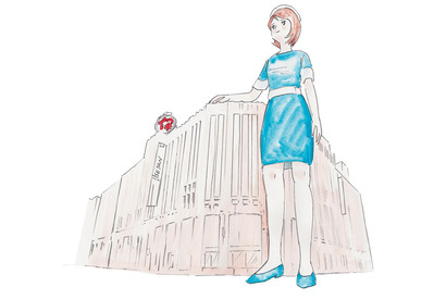 「コップのフチ子」漫画家がデザイン！伊勢丹デパートガール「デパガ」ちゃん誕生 画像