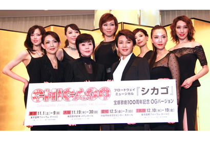 宝塚歌劇100周年記念「シカゴ」製作発表！　メインキャスト9人がファンを虜に 画像