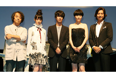 菊地凛子、セクシードレスで登場　押井守こだわりの豪華声優キャストが勢ぞろい 画像