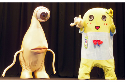 ふなっしー、『寄生獣』に寄生されたなっしー！　「寄生汁ブシャー!!」と大興奮 画像