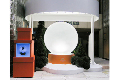 「エルメス」、クリスマスギフトは“自分主人公”スノードーム 画像