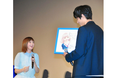 本田翼、『アオハライド』原作者からの手紙＆直筆イラストのサプライズ演出にも「泣かないよ！」 画像