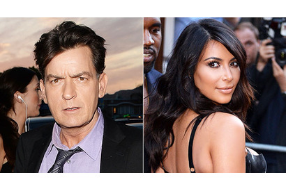 チャーリー・シーン、キム・カーダシアン・ウェストへの暴言を謝罪 画像