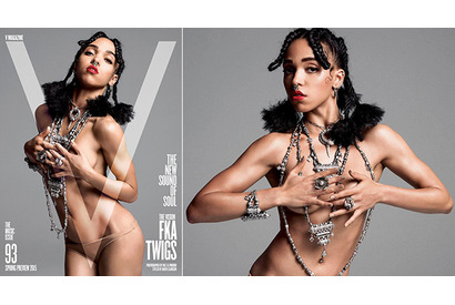 ロバート・パティンソンの彼女FKAツイッグスがトップレス姿を披露 画像