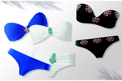 ビジューに視線でスタイルUP効果も！　カルツェドニアの新作ビキニ 画像