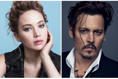 ジョニー・デップ＆ジェニファー・ローレンス、「パルファン・クリスチャン・ディオール」の広告塔に 画像