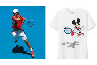 錦織圭選手、ミッキーマウスと“エアケイ”を披露！ 画像