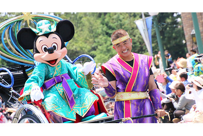 【ディズニー】ミッキー＆ミニーが人力車に乗って登場！ 2週間限定の七夕イベント開幕 画像