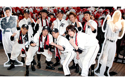 市原隼人のあのセリフに大興奮、佐藤健は背面キャッチ成功！　ニコガク野球部に大歓声 画像