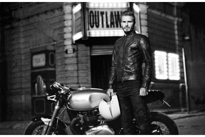 デビッド・ベッカム、バイクスタントマンに扮しショートフィルムに登場！ 画像