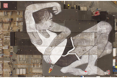 ノルウェーに世界一巨大な壁画が完成！　製作期間はたった4日 画像