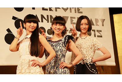 Perfume、結成15周年＆メジャーデビュー10周年「本当に幸せ」と涙 画像