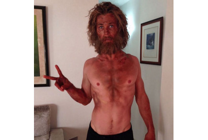 クリス・ヘムズワース、撮影のために激痩せ！ 画像