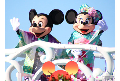 【ディズニー】和服ミッキーが「お手を拝借！」 シーの「ニューイヤーズ・グリーティング」 画像