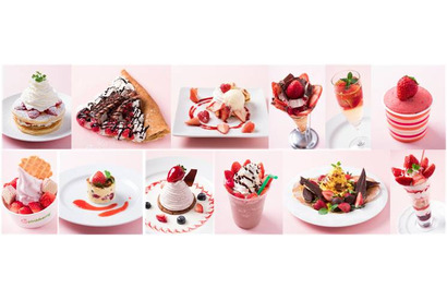 【3時のおやつ】お台場・ヴィーナスフォートに12種類のいちごスイーツが大集合！「『とちおとめ』Strawberry Fair」 画像