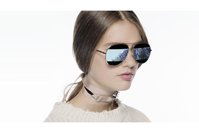 ディオール、新作サングラスはミラーレンズに大胆なストライプ！ 画像