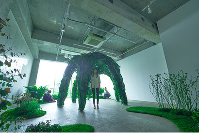 植物がスピーカーに!?  音楽を奏でる公園が出現 画像