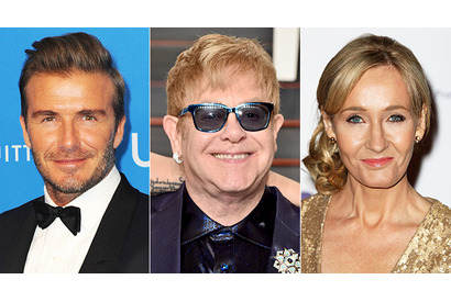 「英国で最も寄付したセレブ」ランキング発表！ 画像