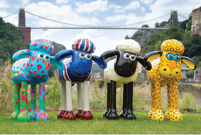 庵野秀明＆安野モヨコら制作！世界に1匹の巨大「ひつじのショーン」渋谷に出現 画像