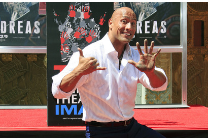 ドウェイン・ジョンソン、ハリウッドの殿堂入りを果たす！ 画像