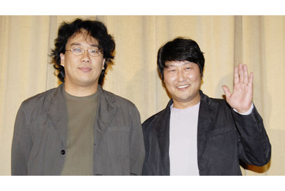 日本でも大ヒット『グエムル -漢江の怪物-』ポン・ジュノ監督と主演ソン・ガンホ初日舞台挨拶 画像