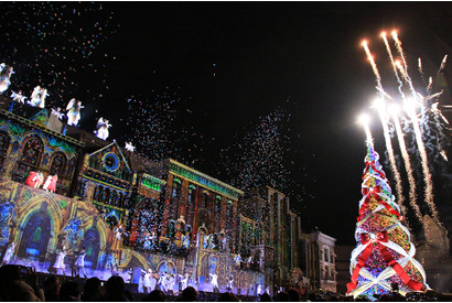 【USJ】今年最後のクリスマスツリーが点灯！神々しい輝きで6年連続ギネス記録更新 画像