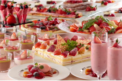 【3時のおやつ】予約のホテルスイーツブッフェ！「アフタヌーンスイーツブッフェ～ストロベリーフェア～」開催 画像