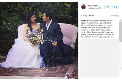「ウォーキング・デッド」グレン役俳優が結婚！懐かしいキャストも祝福 画像