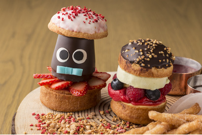 バレンタインにぴったり！「グランド ハイアット 東京」のインスタジェニックなチョコレートバーガー 画像