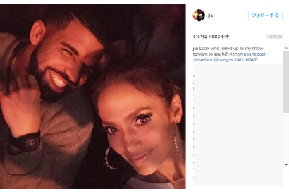 ジェニファー・ロペス＆ドレイク、新ロマンス発覚？ 画像