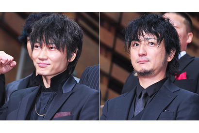 綾野剛、パパになった上地雄輔を祝福！ 画像