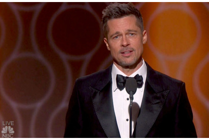 ブラッド・ピット、ゴールデン・グローブ賞にサプライズ登場！ 画像