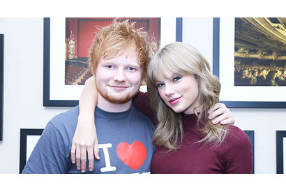 エド・シーラン、テイラー・スウィフトと再びコラボか 画像