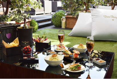 ブルガリ銀座タワーの屋上テラスで「ドン ペリニヨン」流ピクニック気分を楽しむ！ 画像