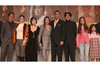 『SAYURI』クランクアップ記者会見 画像