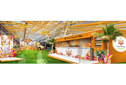 ポップアップバー「ヴーヴ・クリコ カーニバル」が六本木ヒルズ大屋根プラザに登場！ 画像