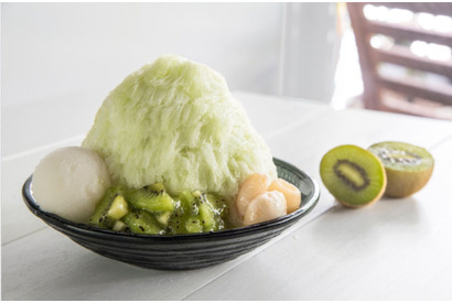 【3時のおやつ】台湾発「ICE MONSTER」がNZキウイとコラボ！ 爽やかグリーンの「キウイかき氷」登場 画像