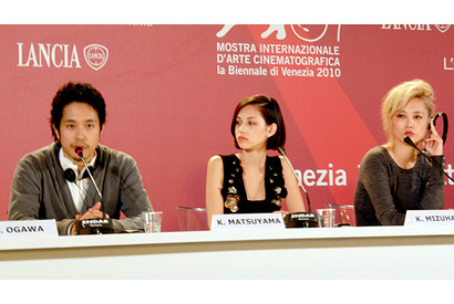 『ノルウェイの森』に質問続出！ 凛子、松山ケンイチと「楽屋にこもって話し合った」 画像