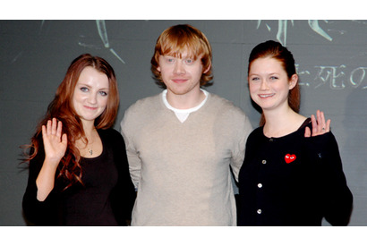 『ハリー・ポッター』ロンら来日　『PART2』のキスシーンにも言及！ 画像