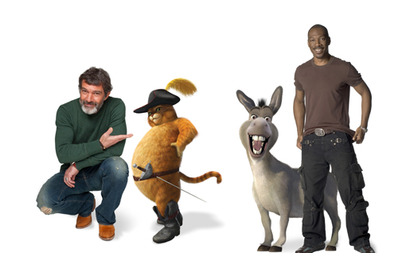 『シュレック』長ぐつをはいたネコとドンキーのキュート＆爆笑特別映像が到着！ 画像