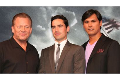 『父親たちの星条旗』ジェシー・ブラッドフォード、アダム・ビーチ、ジェームズ・ブラッドリー来日記者会見 画像