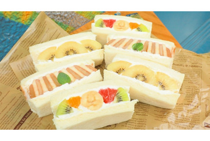 思わず写真に撮りたくなる！ 新鮮＆カラフルなフルーツサンド専門店 画像