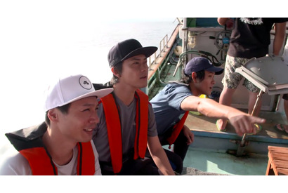勝地涼＆笠原秀幸＆郭智博がイルカ見つけて大はしゃぎ！「男子旅」 画像