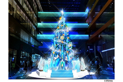 『アナ雪』クリスマスツリーが登場！美しい氷の魔法の世界を表現 画像