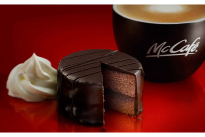 贅沢なチョコレートスイーツが今年もマックカフェに登場！ 「ザッハトルテ」 画像