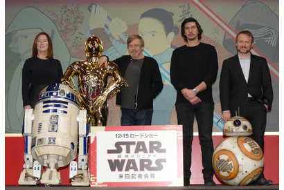 SW『最後のジェダイ』来日記者会見、ネタバレ防止の鉄壁ガード 画像
