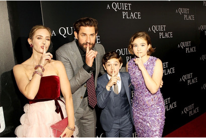 エミリー・ブラント夫妻、NYプレミアに登場！サバイバルホラー『クワイエット・プレイス』 画像